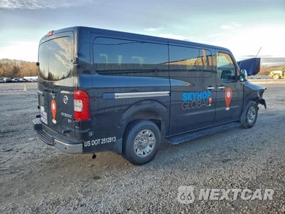 Trzecie zdjęcie samochodu z tyłu: 2018 NISSAN NV 3500 S VIN:5BZBF0AA8JN852695 - miniatura