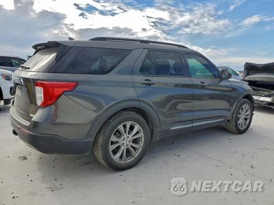Trzecie zdjęcie samochodu z tyłu: 2020 FORD EXPLORER XLT VIN:1FMSK7DH8LGB28201 - miniatura