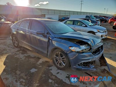 Czwarte zdjęcie samochodu z boku: 2018 FORD FUSION SE VIN:3FA6P0H76JR104278 - miniatura