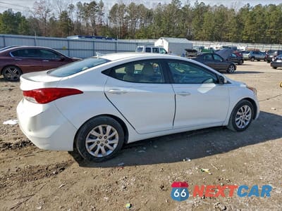 Trzecie zdjęcie samochodu z tyłu: 2012 HYUNDAI ELANTRA GLS VIN:5NPDH4AE4CH127451 - miniatura