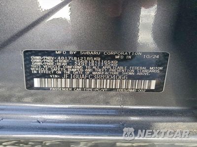 Zdjęcie 13 z 13 samochodu: 2024 SUBARU IMPREZA SPORT VIN:JF1GUAFC3R8904066 - miniatura