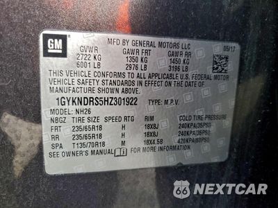 Zdjęcie 13 z 14 samochodu: 2017 CADILLAC XT5 LUXURY VIN:1GYKNDRS5HZ301922 - miniatura