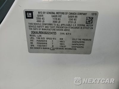 Zdjęcie 13 z 14 samochodu: 2016 GMC TERRAIN DENALI VIN:2GKALREK0G6224725 - miniatura