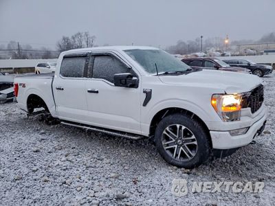 Czwarte zdjęcie samochodu z boku: 2021 FORD F150 SUPERCREW VIN:1FTEW1EP1MFC70325 - miniatura