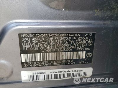 Zdjęcie 12 z 12 samochodu: 2014 LEXUS GS 350 VIN:JTHBE1BL0E5033306 - miniatura