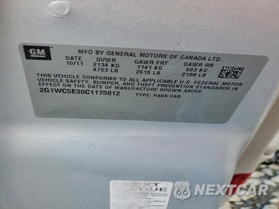 Zdjęcie 12 z 12 samochodu: 2012 CHEVROLET IMPALA LTZ VIN:2G1WC5E38C1175812 - miniatura
