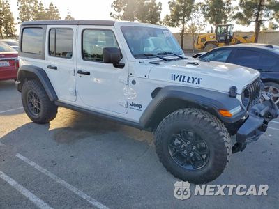 Czwarte zdjęcie samochodu z boku: 2025 JEEP WRANGLER SPORT 4XE VIN:1C4RJXN6XSW541759 - miniatura