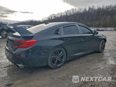 Trzecie zdjęcie samochodu z tyłu: 2018 HONDA ACCORD SPORT VIN:1HGCV1E37JA092504 - miniatura