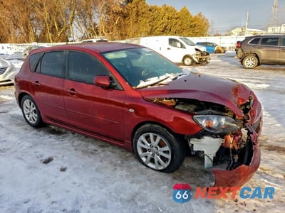 Czwarte zdjęcie samochodu z boku: 2008 MAZDA 3 HATCHBACK VIN:JM1BK343081149300 - miniatura