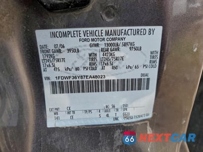 Zdjęcie 14 z 14 samochodu: 2007 FORD F350 SUPER DUTY VIN:1FDWF36Y87EA48023 - miniatura