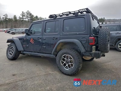 Drugie zdjęcie samochodu z przodu: 2024 JEEP WRANGLER RUBICON VIN:1C4PJXFG9RW150644 - miniatura