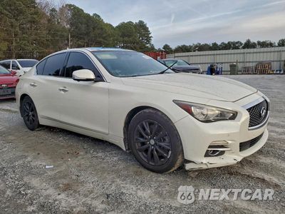 Czwarte zdjęcie samochodu z boku: 2017 INFINITI Q50 PREMIUM VIN:JN1EV7AP6HM741157 - miniatura