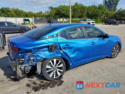 Trzecie zdjęcie samochodu z tyłu: 2021 NISSAN SENTRA SV VIN:3N1AB8CV0MY289402 - miniatura