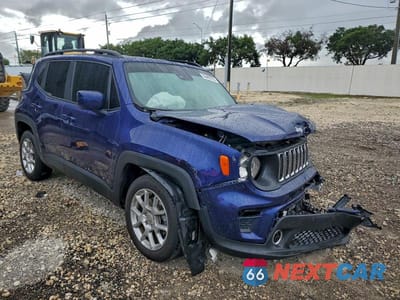 Czwarte zdjęcie samochodu z boku: 2021 JEEP RENEGADE LATITUDE VIN:ZACNJCBB1MPM45024 - miniatura