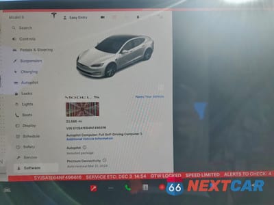Zdjęcie 9 z 13 samochodu: 2022 TESLA MODEL S VIN:5YJSA1E64NF496616 - miniatura
