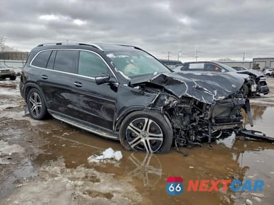 Czwarte zdjęcie samochodu z boku: 2021 MERCEDES-BENZ GLS 450 4MATIC VIN:4JGFF5KE1MA538510 - miniatura