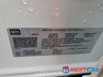 Zdjęcie 13 z 15 samochodu: 2024 GMC HUMMER SUV 2X VIN:1GKB0NDE0RU113534 - miniatura