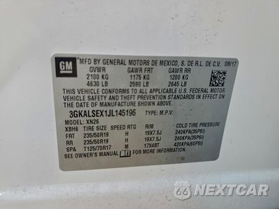 Zdjęcie 13 z 14 samochodu: 2018 GMC TERRAIN DENALI VIN:3GKALSEX1JL145196 - miniatura