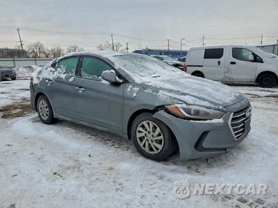 Czwarte zdjęcie samochodu z boku: 2017 HYUNDAI ELANTRA SE VIN:KMHD74LF8HU394657 - miniatura