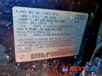 Zdjęcie 13 z 13 samochodu: 2022 AUDI Q3 PREMIUM PLUS 40 VIN:WA1BUCF31N1028756 - miniatura