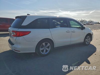 Trzecie zdjęcie samochodu z tyłu: 2019 HONDA ODYSSEY EX VIN:5FNRL6H52KB035323 - miniatura