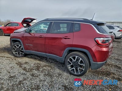 Drugie zdjęcie samochodu z przodu: 2021 JEEP COMPASS LIMITED VIN:3C4NJDCB0MT539962 - miniatura