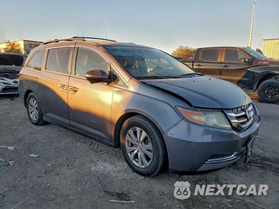 Czwarte zdjęcie samochodu z boku: 2016 HONDA ODYSSEY EXL VIN:5FNRL5H65GB016694 - miniatura