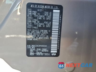 Zdjęcie 13 z 13 samochodu: 2023 INFINITI QX80 LUXE VIN:JN8AZ2AC3P9490300 - miniatura