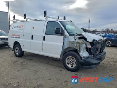 Czwarte zdjęcie samochodu z boku: 2023 GMC SAVANA UTILITY / SERVICE VAN VIN:1GTW7AFP8P1151527 - miniatura