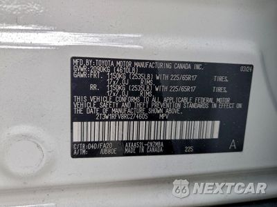 Zdjęcie 13 z 13 samochodu: 2024 TOYOTA RAV4 XLE VIN:2T3W1RFV8RC274605 - miniatura