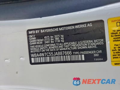Zdjęcie 12 z 12 samochodu: 2018 BMW 440I VIN:WBA4W7C55JAB87666 - miniatura