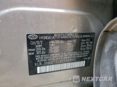 Zdjęcie 14 z 14 samochodu: 2018 HYUNDAI SANTA FE SPORT VIN:5NMZTDLB0JH084955 - miniatura