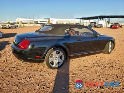 Trzecie zdjęcie samochodu z tyłu: 2007 BENTLEY CONTINENTAL GTC VIN:SCBDR33W77C046896 - miniatura