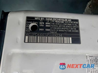 Zdjęcie 13 z 15 samochodu: 2004 DODGE SPRINTER 2500 DELIVERY VAN VIN:WD2PD644145689234 - miniatura