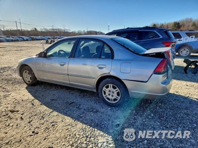 Drugie zdjęcie samochodu z przodu: 2002 HONDA CIVIC LX VIN:2HGES15562H564097 - miniatura
