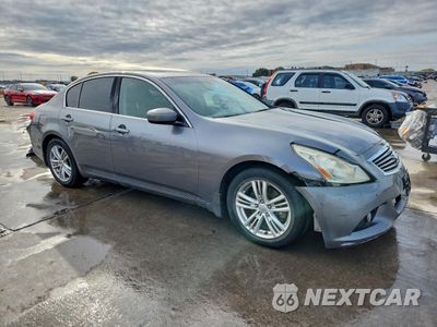 Czwarte zdjęcie samochodu z boku: 2011 INFINITI G37 BASE VIN:JN1CV6AP6BM506184 - miniatura
