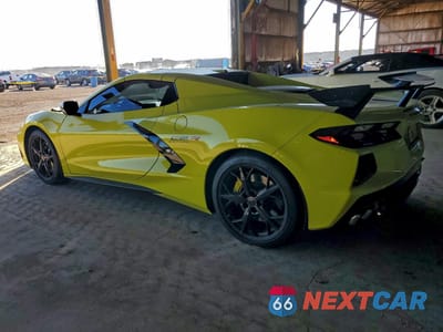 Drugie zdjęcie samochodu z przodu: 2022 CHEVROLET CORVETTE STINGRAY 3LT VIN:1G1YC3D48N5101198 - miniatura