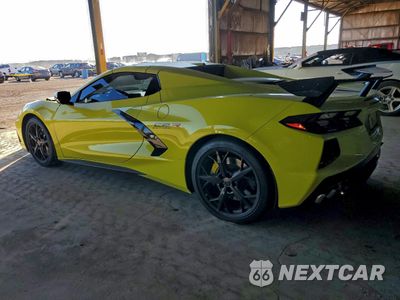 Drugie zdjęcie samochodu z przodu: 2022 CHEVROLET CORVETTE STINGRAY 3LT VIN:1G1YC3D48N5101198 - miniatura