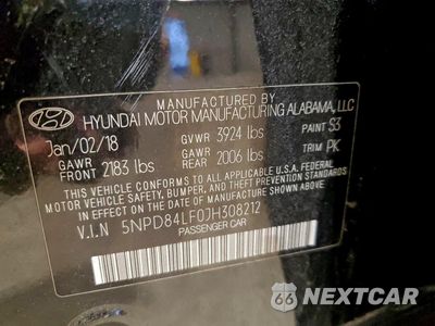 Zdjęcie 12 z 14 samochodu: 2018 HYUNDAI ELANTRA SEL VIN:5NPD84LF0JH308212 - miniatura