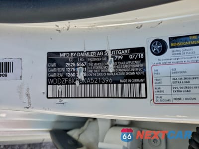 Zdjęcie 12 z 13 samochodu: 2019 MERCEDES-BENZ E 63 AMG-S 4MATIC VIN:WDDZF8KB5KA521396 - miniatura