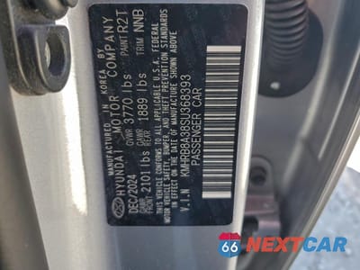 Zdjęcie 13 z 14 samochodu: 2025 HYUNDAI VENUE SE VIN:KMHRB8A38SU368393 - miniatura