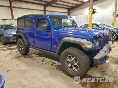 Czwarte zdjęcie samochodu z boku: 2020 JEEP WRANGLER UNLIMITED RUBICON VIN:1C4HJXFN3LW219113 - miniatura