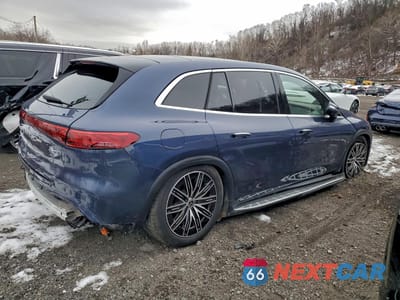 Trzecie zdjęcie samochodu z tyłu: 2023 MERCEDES-BENZ EQS SUV 450 4MATIC VIN:4JGDM2EB1PA029678 - miniatura