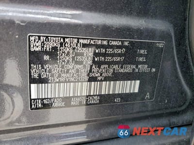 Zdjęcie 12 z 12 samochodu: 2022 TOYOTA RAV4 XLE VIN:2T3W1RFV1NC213297 - miniatura