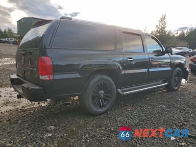 Trzecie zdjęcie samochodu z tyłu: 2004 CADILLAC ESCALADE ESV VIN:3GYFK66N54G302499 - miniatura