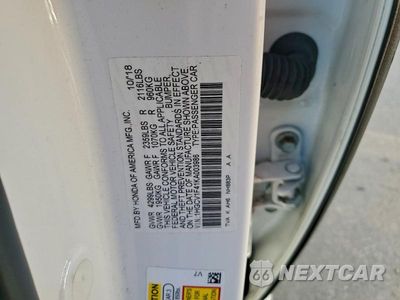 Zdjęcie 12 z 12 samochodu: 2019 HONDA ACCORD EX VIN:1HGCV1F41KA003986 - miniatura