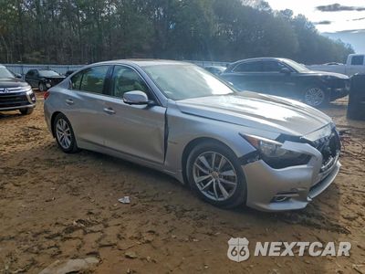 Czwarte zdjęcie samochodu z boku: 2014 INFINITI Q50 HYBRID PREMIUM VIN:JN1AV7AP8EM692067 - miniatura