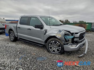 Czwarte zdjęcie samochodu z boku: 2022 FORD F150 SUPERCREW VIN:1FTFW1E52NKD88220 - miniatura
