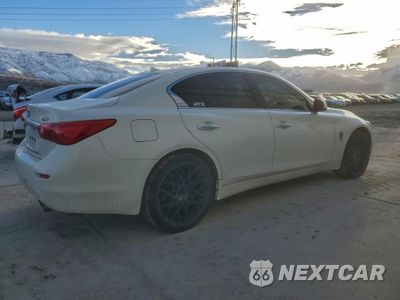 Trzecie zdjęcie samochodu z tyłu: 2015 INFINITI Q50 BASE VIN:JN1BV7AR6FM392115 - miniatura