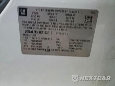 Zdjęcie 13 z 15 samochodu: 2012 CHEVROLET EQUINOX LTZ VIN:2GNALFEK1C1173616 - miniatura